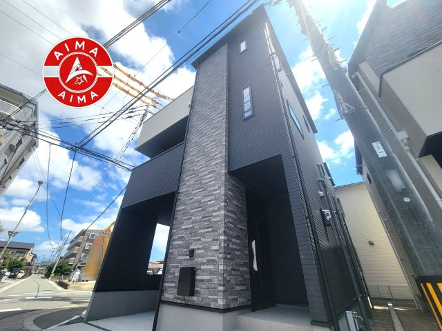大野城市仲畑4丁目第1-2棟（2号棟）　の外観|デザイン性のある外観です。