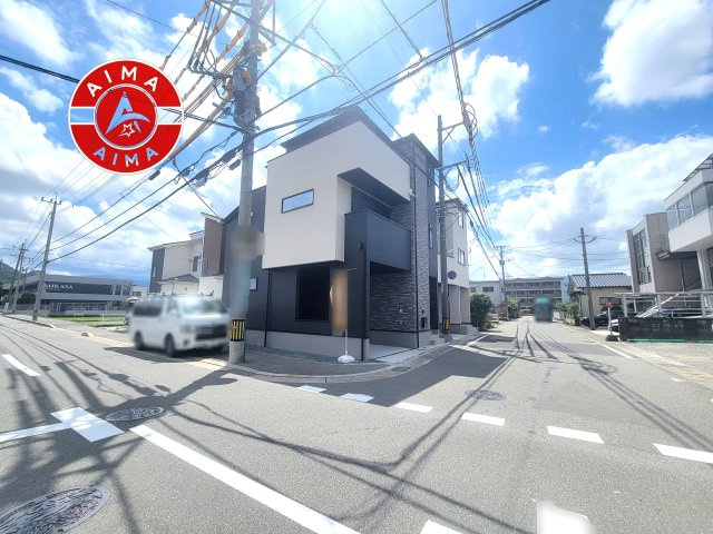 大野城市仲畑4丁目第1-2棟（2号棟）　の前面道路含む現地写真|見学の時間などお気軽にお問い合わせ下さい。