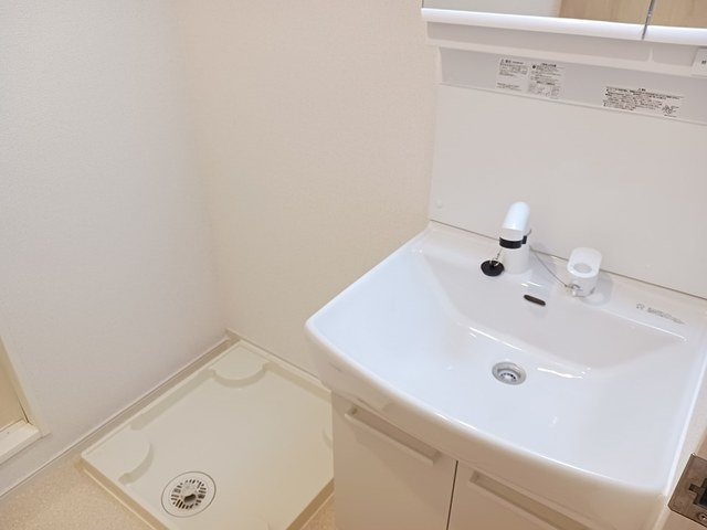 スプリング・ガーデンの洗面所|使いやすい洗面所です