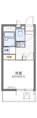 レオパレスシティセントラルの間取り