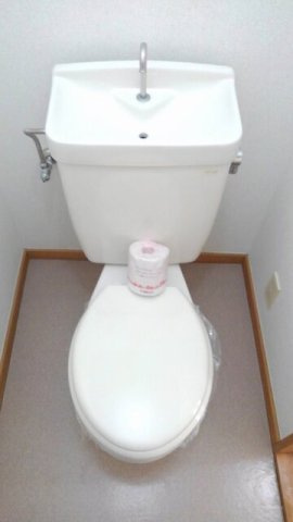 エルディムナカジマのトイレ|落ち着いた色調のトイレです