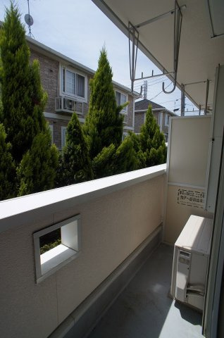 ベルフレージュＥのバルコニー|バルコニー付きです
