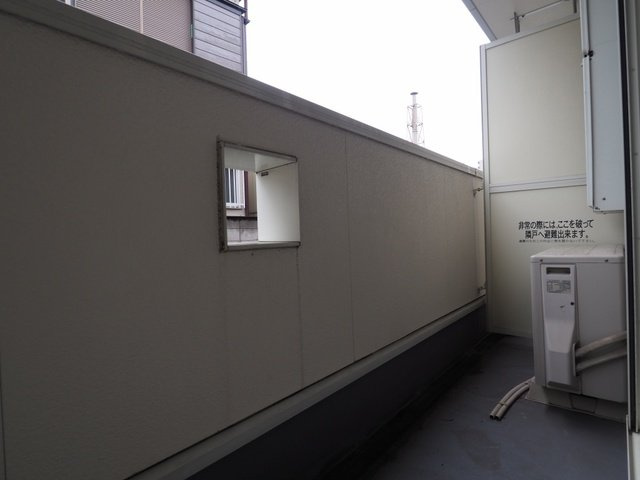 メゾン・ド・ヒロのバルコニー|広々としたバルコニーです