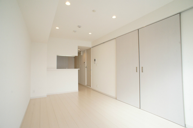 リブリ・吉川 河口コーポの居間・リビング|ゆったりとした居間です