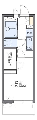 レオパレスプレステージ草加の間取り