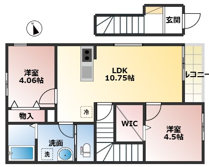 リーブルファイン春日部樋堀の間取り