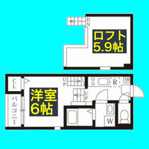 ハーモニーテラス北原町の間取り