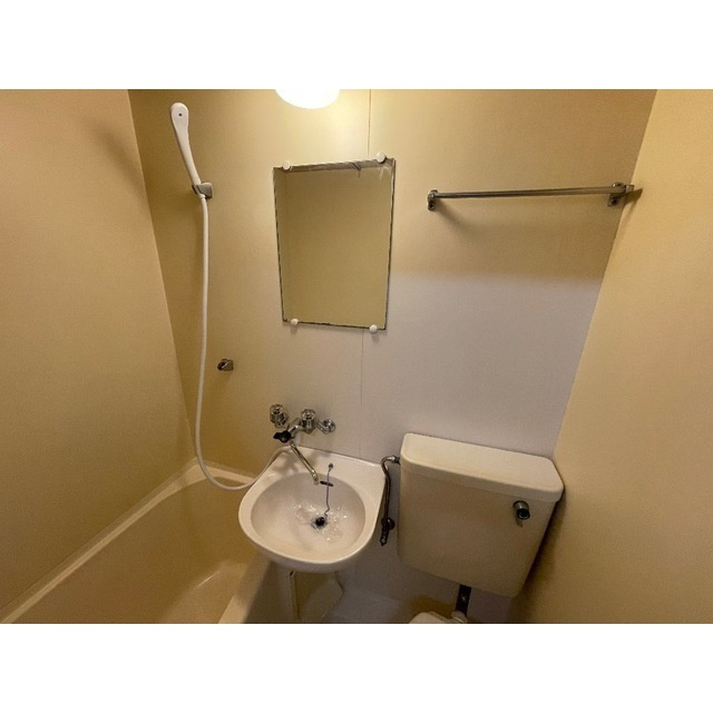 ホワイトバレーの洗面所|明るい洗面所です