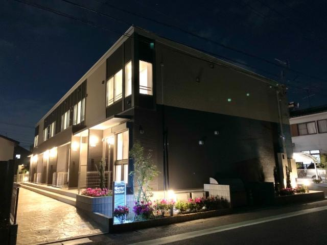 サンパティークの外観|外観写真（夜）