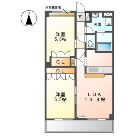 ミルトハウゼの間取り