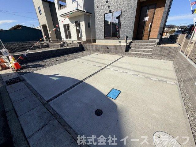 【新築戸建】　いわき市小名浜西君ヶ塚町第3　長期優良住宅の駐車場|3号棟のカースペースです。