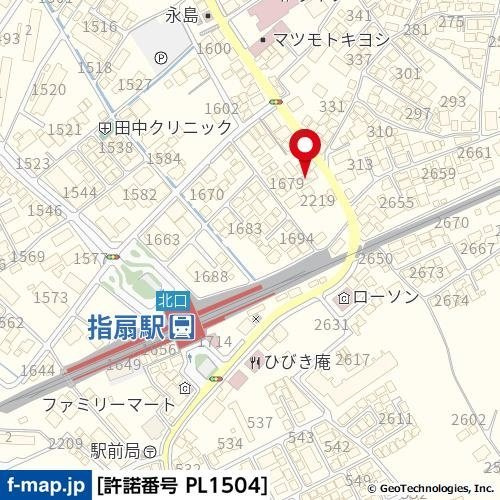 指扇駅前プラザの地図