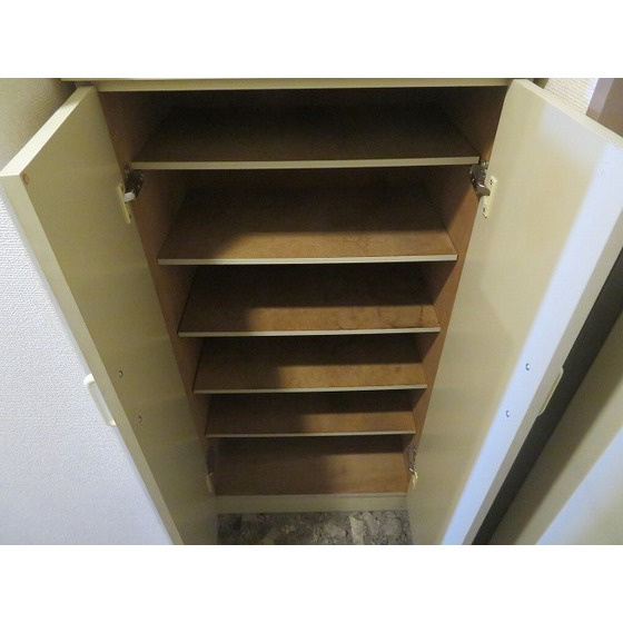 ドミールシャルマンの玄関|シューズボックス