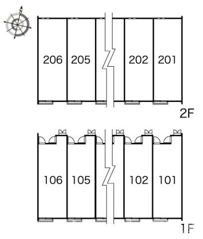 レオネクスト東大浜３の区画図