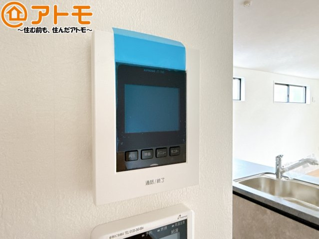 【防犯設備】 | 葵区東1期　新築戸建　3号棟 | TVモニター付きインターホンは訪問者を確認することができて、防犯性に優れています♪