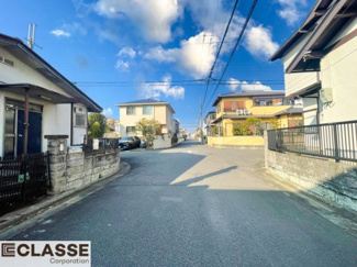 【前面道路含む現地写真】 | 宇治市伊勢田町名木2丁目　売土地　建築条件無し