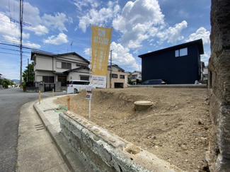 【前面道路含む現地写真】 | 宇治市伊勢田町名木2丁目　売土地　建築条件無し