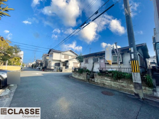【前面道路含む現地写真】 | 宇治市伊勢田町名木2丁目　売土地　建築条件無し