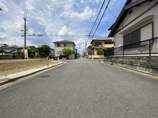【前面道路含む現地写真】 | 宇治市伊勢田町名木2丁目　売土地　建築条件無し