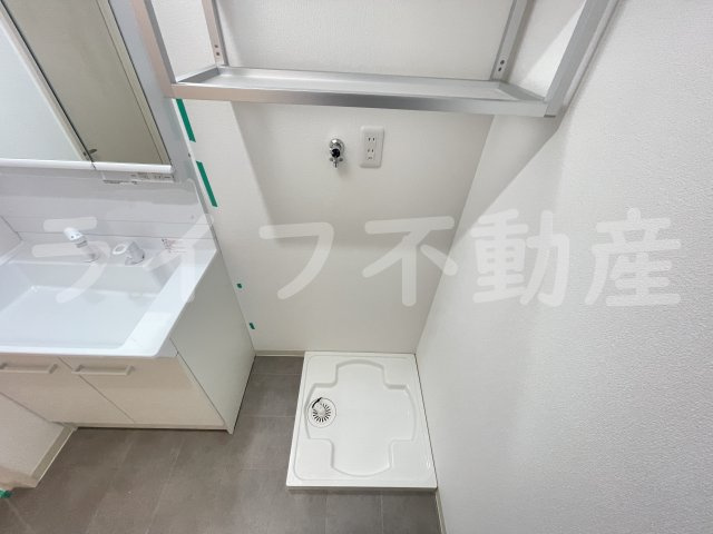 クリエオーレ宝持の洗面所|脱衣スペースもあります