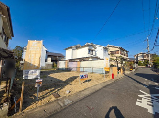 【前面道路含む現地写真】 | 宇治市槇島町北内　売土地　建築条件無し