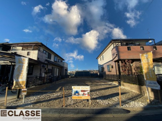 【前面道路含む現地写真】 | 城陽市寺田大谷　売土地　建築条件無し