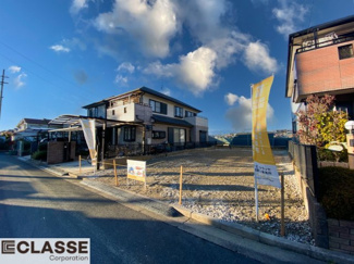 【前面道路含む現地写真】 | 城陽市寺田大谷　売土地　建築条件無し