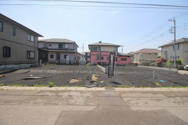 《分譲地》下野市祇園5丁目　全2区画の外観|分譲地北側より（2026年5月撮影）