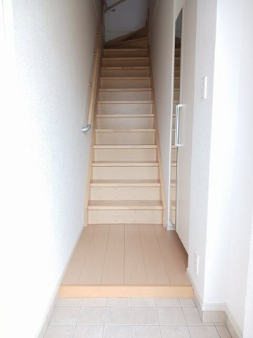 カーサ　デッレ　アルピＡの玄関|毎日通る玄関はこちらです