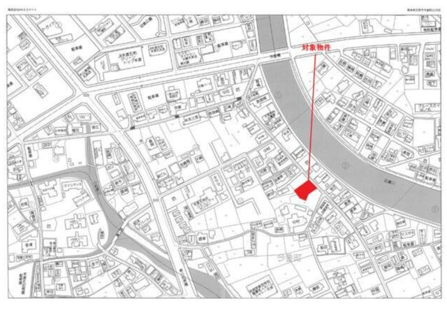 天草市今釜町　売地の地図