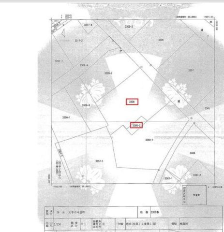 天草市今釜町　売地の地図