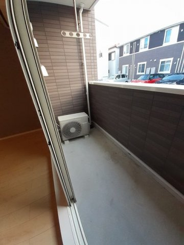 プレジール　Ｂのバルコニー