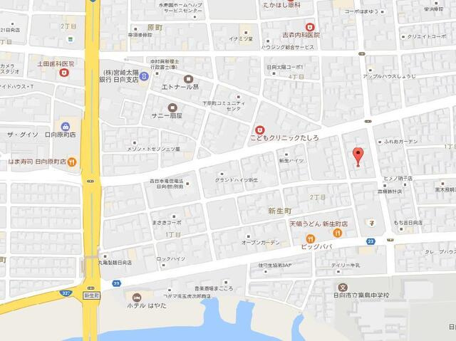 メゾンジュネの地図