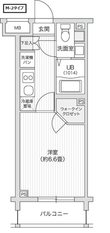 新品家具付きマンション笹塚6(KaGood東京)の間取り|※間取りと異なる場合は現状を優先します。