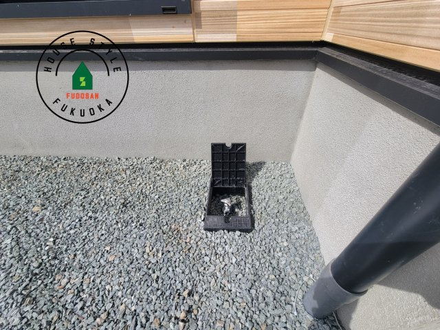 福岡市東区若宮4丁目第4-4棟（4号棟）　の外観：施工例|風をしっかりと感じられるバルコニーでは、毎日が洗濯日和です。広々としているので洗濯も楽しくなるでしょうし、気分転換にバルコニーからの眺めを楽しむのもいいでしょう。