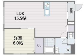 新品家具付きマンション高宮16(KaGood福岡)の間取り|※間取りと異なる場合は現状を優先します。