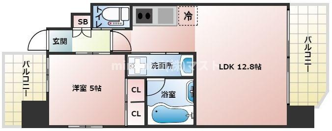プレジオ森之宮の間取り