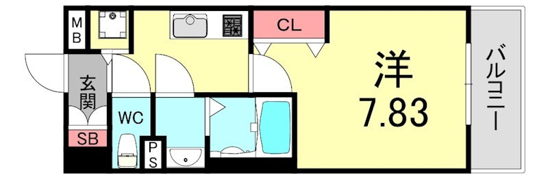 Luxe東灘の間取り