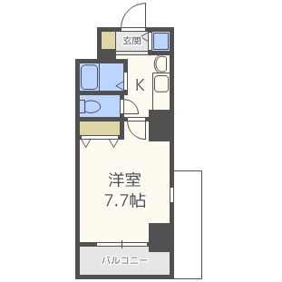 アーバンフラッツ難波東(旧La Douceur難波東)の間取り