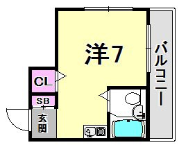 グランディア甲東園の間取り