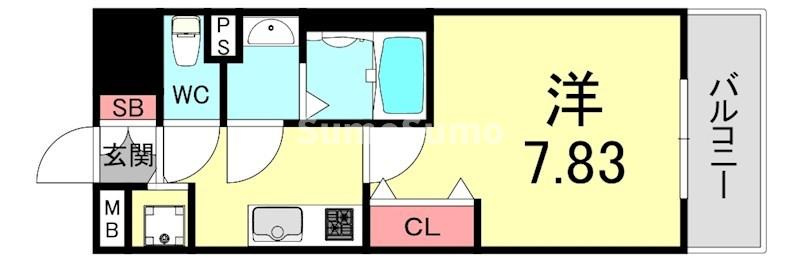 Luxe東灘の間取り