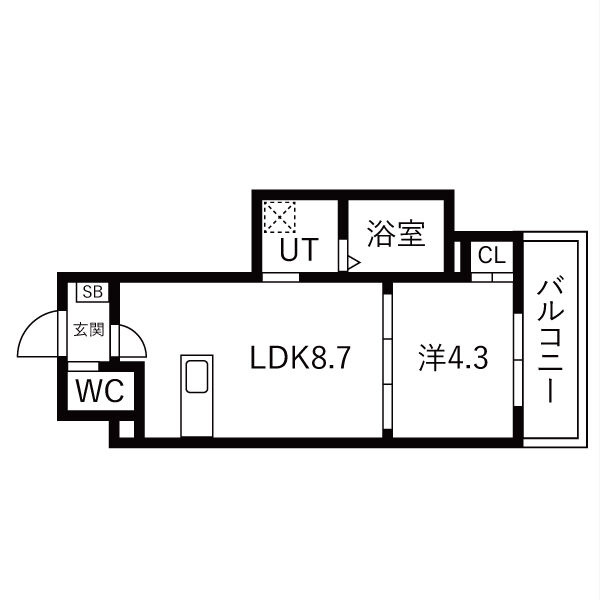 AXIA CITY 神戸松原の間取り