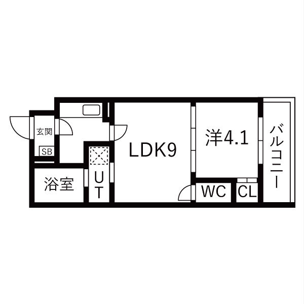 AXIA CITY 神戸松原の間取り