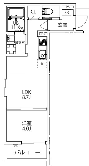 AXIA CITY 神戸松原の間取り