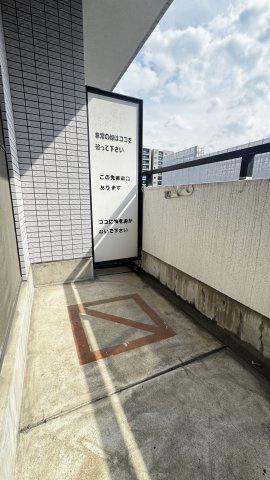 グロリアス博多のバルコニー