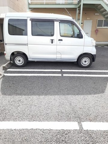 ユースハイムの駐車場