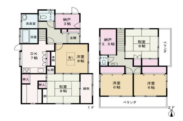 【間取り】 | 日高市南平沢　中古戸建