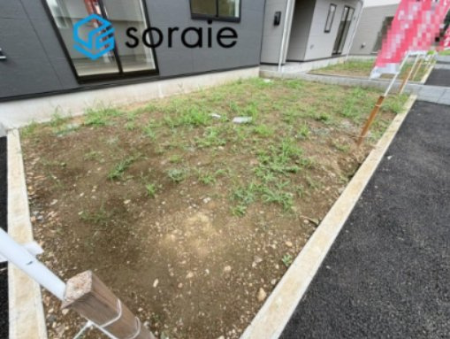 飯能市青木第5　全8棟　新築戸建　クレイドルガーデンの庭|8/4　撮影