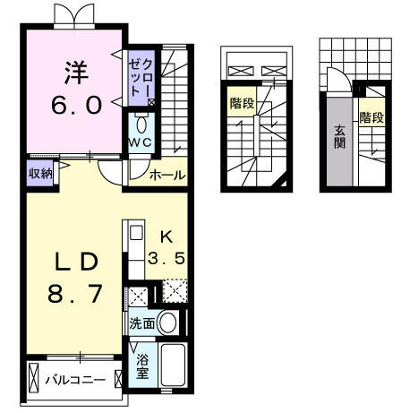 ソレアード・Ｓの間取り