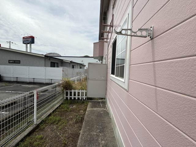 姫路市砥堀のハイツのバルコニー